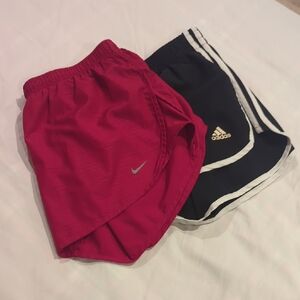 Nike Kids Red Sports Shorts